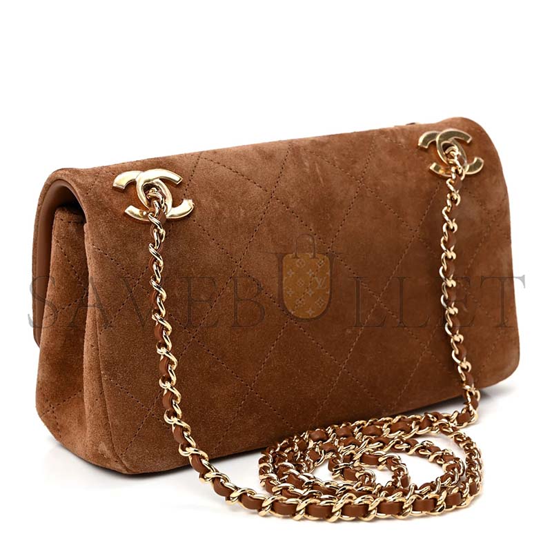 CHANEL MASTER DENIM QUILTED EYES ON YOU FLAP BLUE AS6417 (25*15*8cm)